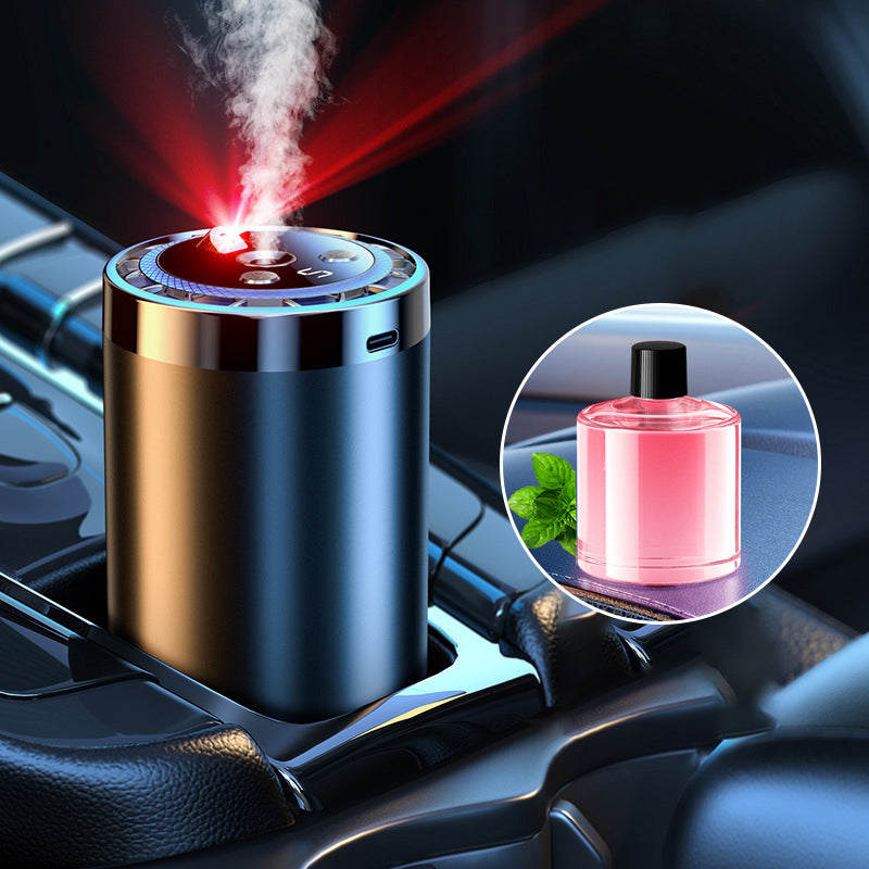 Auto Aroma Diffuser | Intelligenter Autoduftspender mit Sprühstufen, Lichtmodus und automatischer Aktivierung