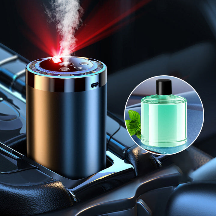 Auto Aroma Diffuser | Intelligenter Autoduftspender mit Sprühstufen, Lichtmodus und automatischer Aktivierung