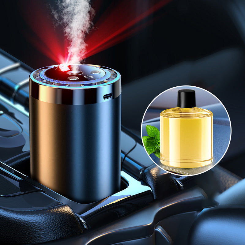 Auto Aroma Diffuser | Intelligenter Autoduftspender mit Sprühstufen, Lichtmodus und automatischer Aktivierung