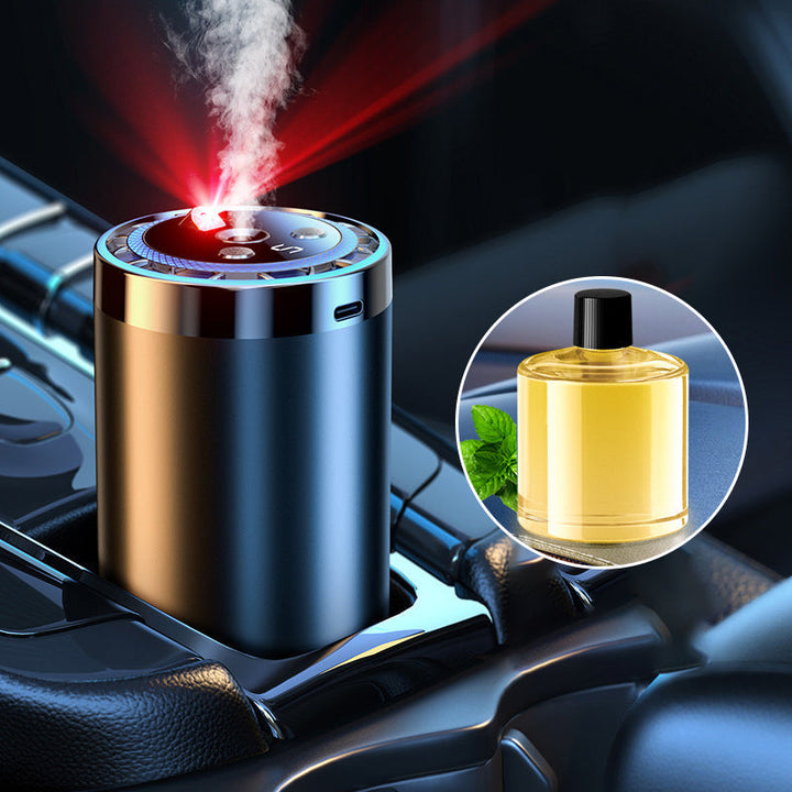 Auto Aroma Diffuser | Intelligenter Autoduftspender mit Sprühstufen, Lichtmodus und automatischer Aktivierung