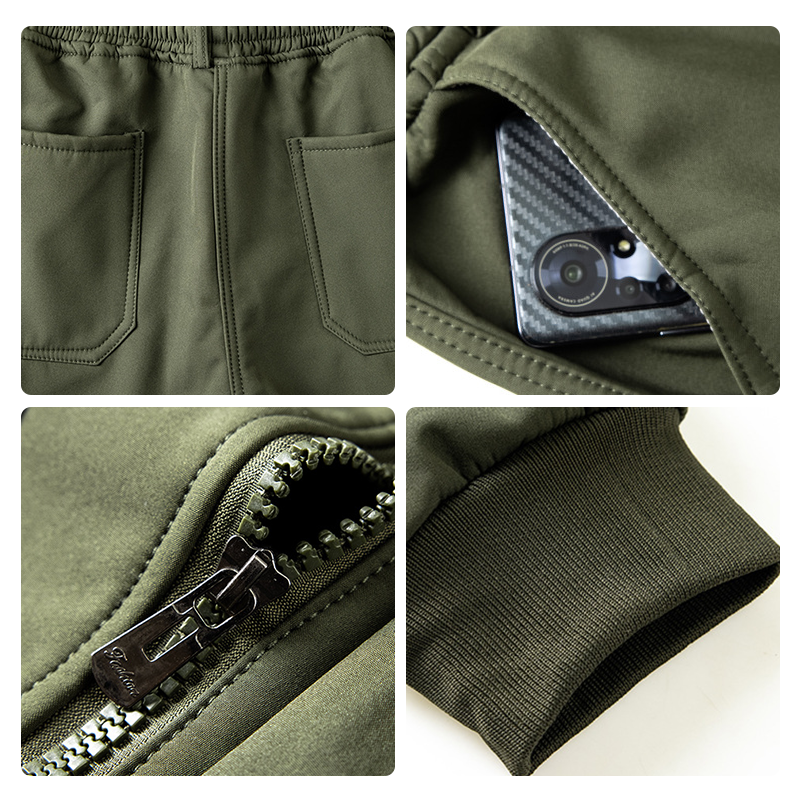 Herren Outdoor-Set mit Jacke und Hose | Gefüttert, winddicht, wasserabweisend und mit mehreren Taschen