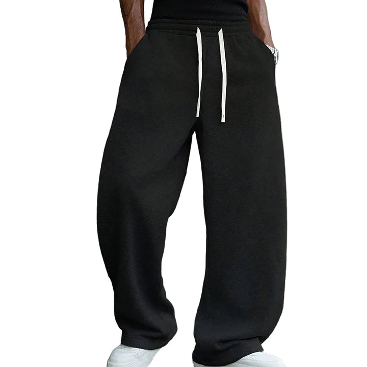 Herren Freizeithose mit Kordelzug | Locker geschnittene Hose mit elastischem Bund und strapazierfähiger Stoffqualität