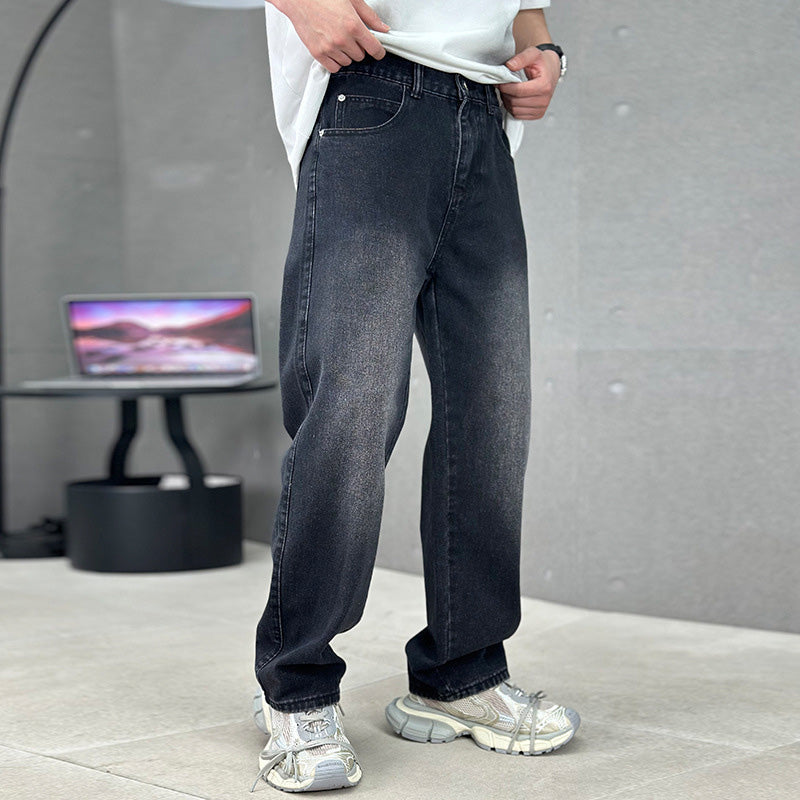 Herren Straight Leg Hose | Locker geschnittene Freizeithose mit klassischen Taschen