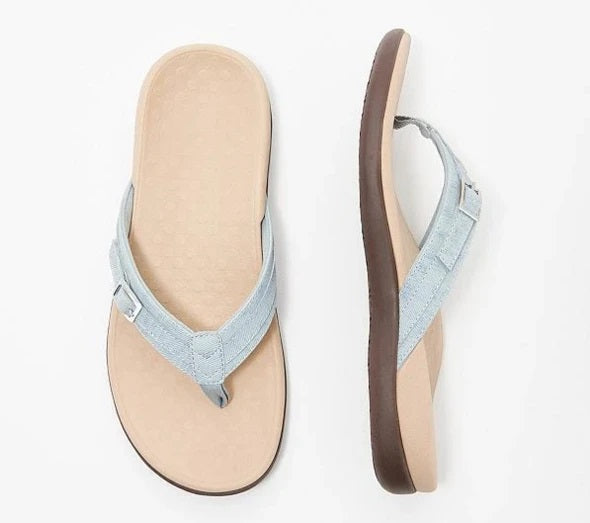 Damen-Sommersandalen | Ergonomische Sandalen mit Fußgewölbe-Unterstützung und rutschfester Profilsohle