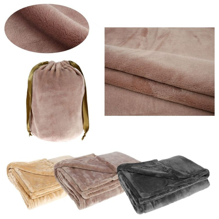 USB Wärmedecke 160 × 85 cm mit weicher Fleece-Oberfläche | Faltbare Heizdecke mit USB-A-Anschluss und Aufbewahrungstasche