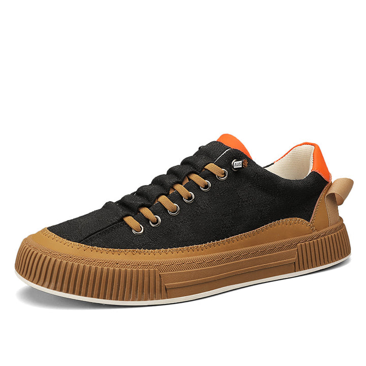 Damen Turnschuhe mit geometrischem Muster | Bequeme Sneaker mit Gummisohle | Moderne Freizeitschuhe