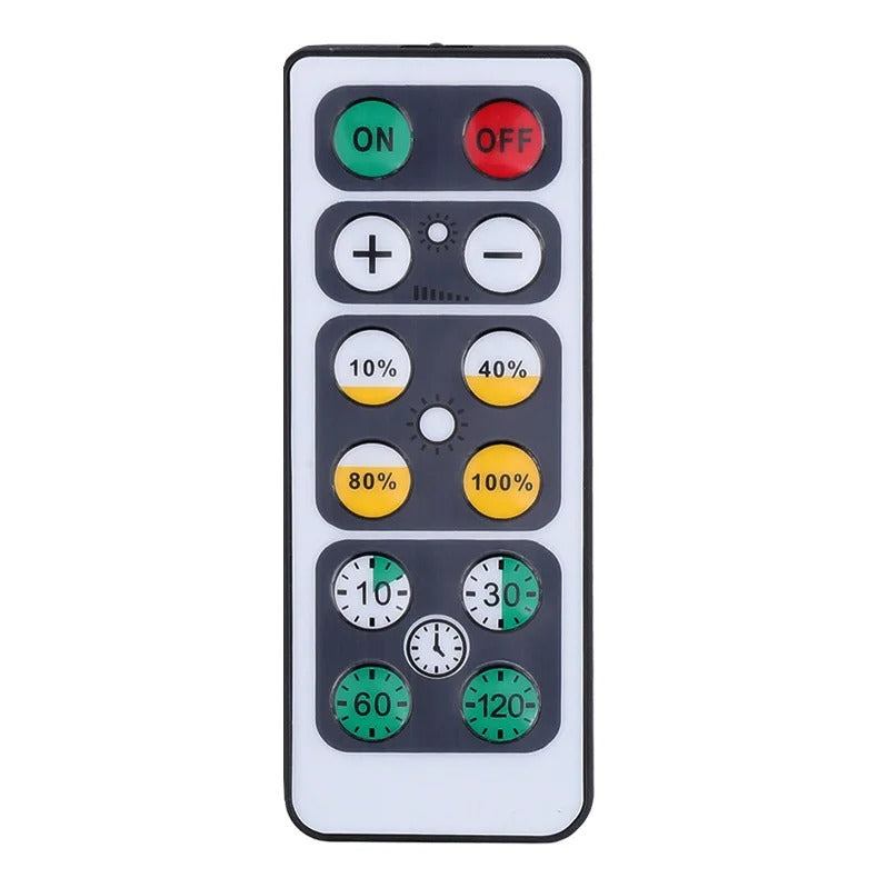 Kabelloser LED-Strahler mit Fernbedienung &amp; Timer | Dimmbares Warmlicht für Wohnzimmer, Flur &amp; Schlafzimmer | 1+1 Gratis