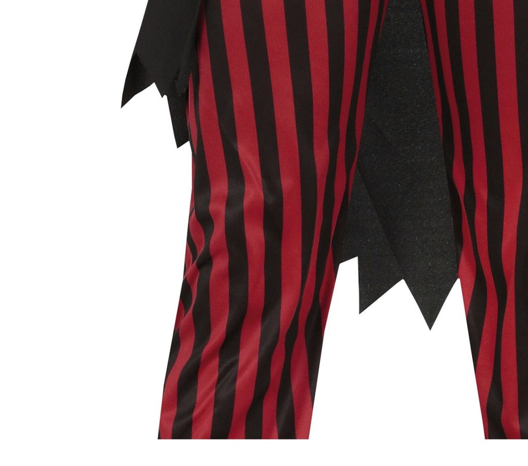 Voodoo Kostüm Damen | Halloween-Kostüm mit Jacke, Hemd, Korsett und Hose für Halloween- und Mottopartys