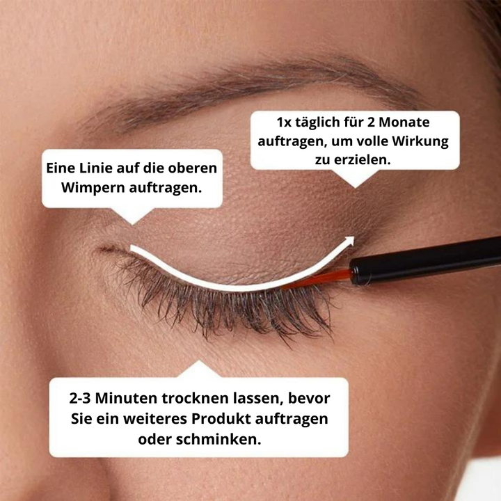 Wimpernserum für längere &amp; dichtere Wimpern | Mit Peptiden, Biotin &amp; Vitamin B5 | Leicht, schnell einziehend, augenärztlich getestet