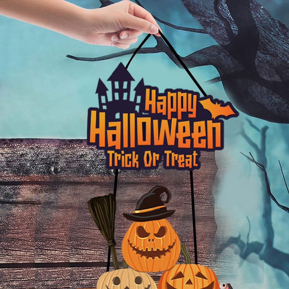 SpookyWelcome™ Doormort Halloween Door Hanger Set - 3/10 pcs.