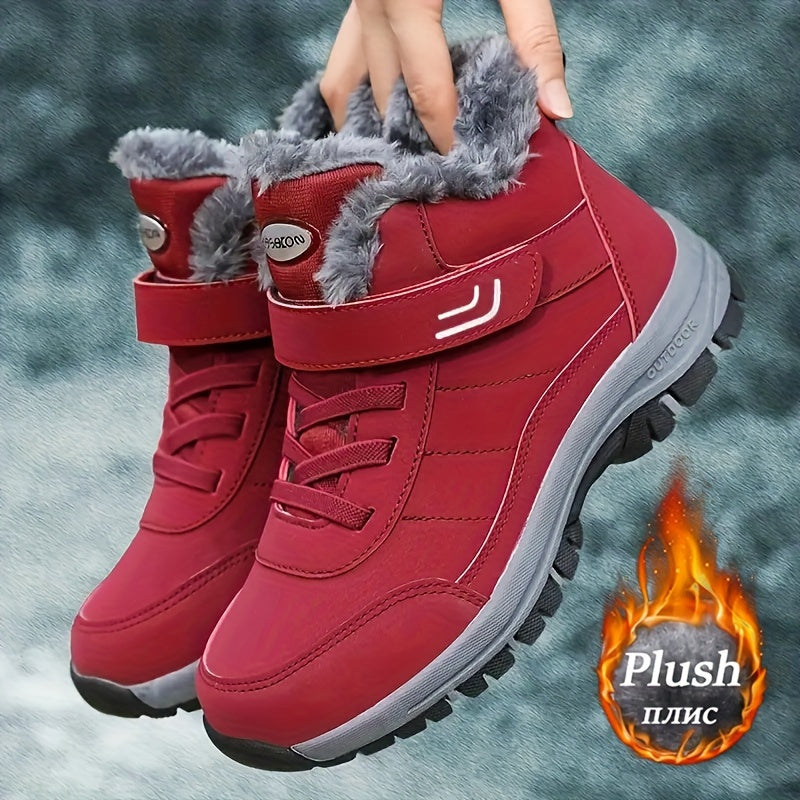 Damen Winterstiefel | Gefütterte Stiefel mit wärmendem Innenfutter, robuster Sohle und bequemer Passform für Winter und Schnee
