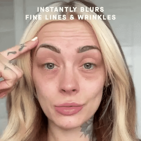 Wrinkle filler primer with instant blur | Fills lines &amp; pores immediately | Matte finish as makeup base | Keeps look up to 8 hours