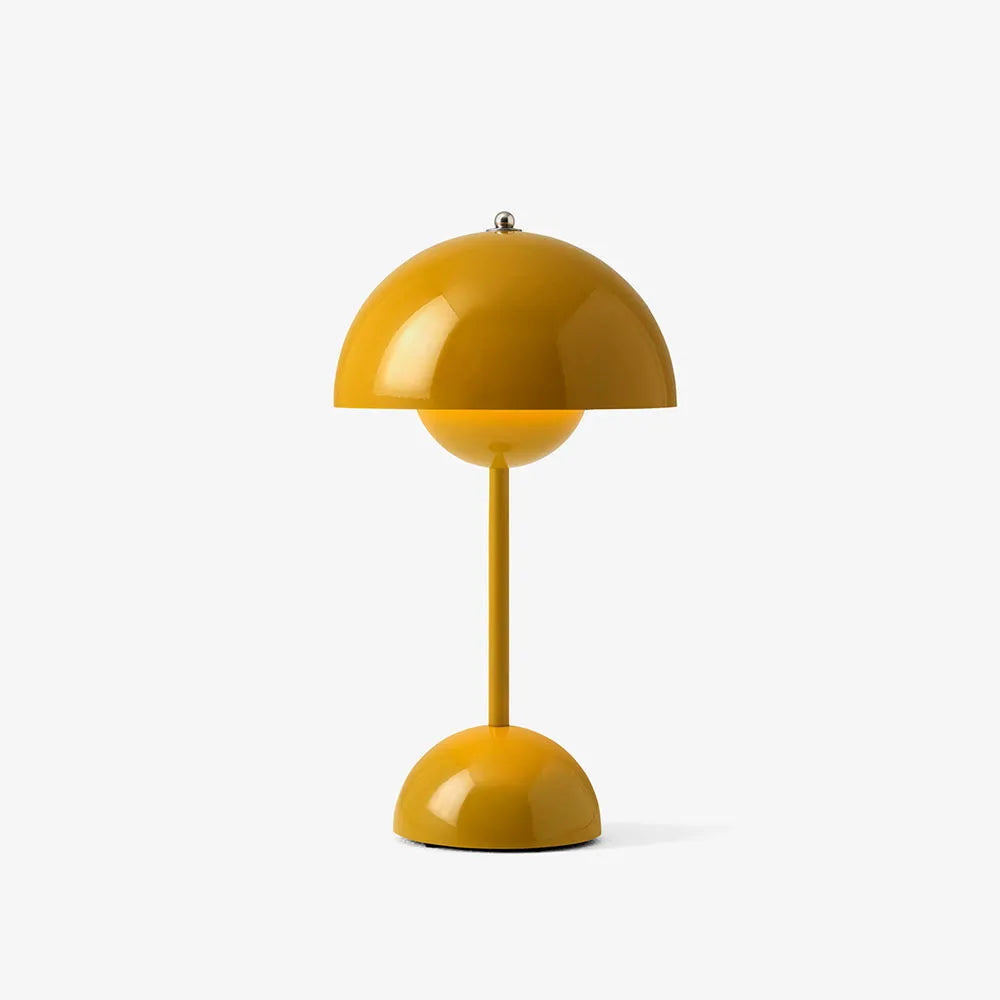 LED Tischlampe Kabellos &amp; USB-Aufladbar | 3-Stufig Dimmbar | Skandinavisches Design für Wohnzimmer &amp; Schlafzimmer